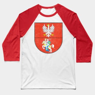 Podlasie Voivodeship // Vintage Look Faded Coat Of Arms Design Baseball T-Shirt